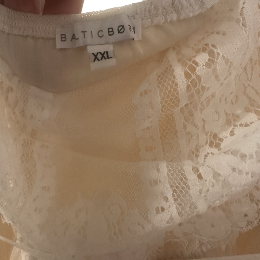 Baltic Born Cream Lace Maxi Dress - Picture 3 of 3